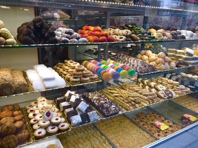 Koekjes in een bakkerij in Sofia